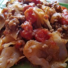 A picture of Unstuffed Cabbage Roll.