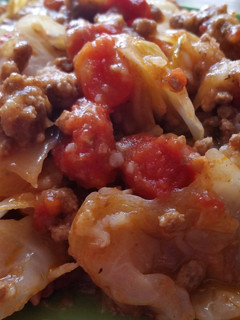 A picture of Unstuffed Cabbage Roll.
