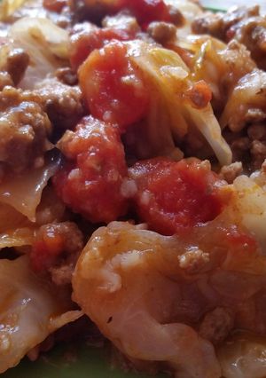 A picture of Unstuffed Cabbage Roll.