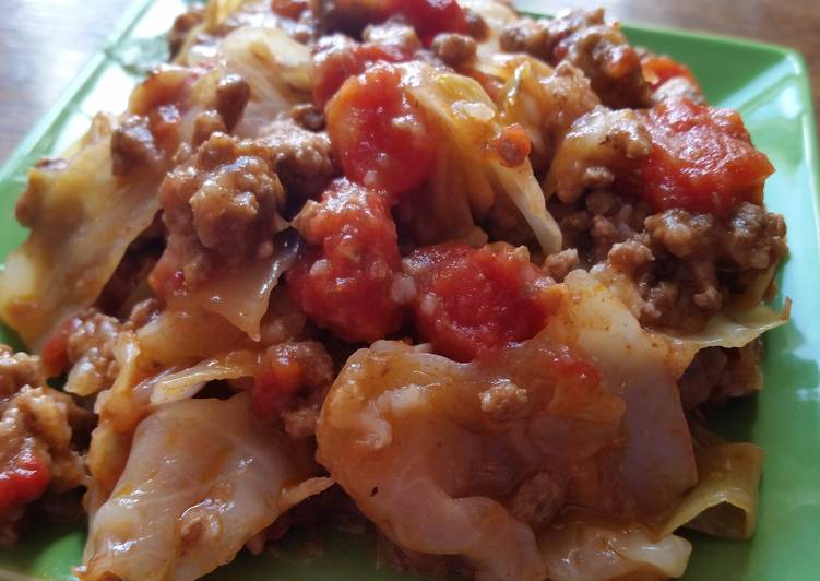 Unstuffed Cabbage Roll