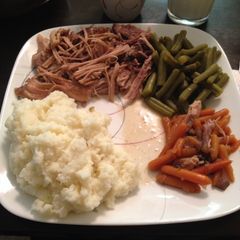 A picture of Slow Cooker Pork Picnic Roast.