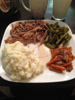 A picture of Slow Cooker Pork Picnic Roast.