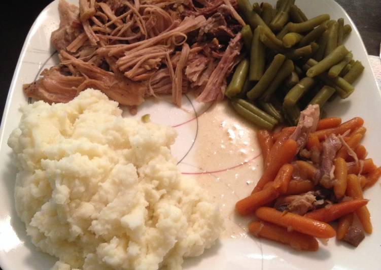 Get Healthy with Slow Cooker Pork Picnic Roast