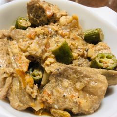 Easy Pork Ribs in Coconut Milk with Shrimp Paste | Ginataang Binagoongan Quick Cook A picture of Easy Pork Ribs in Coconut Milk with Shrimp Paste | Ginataang Binagoongan Quick Cook.