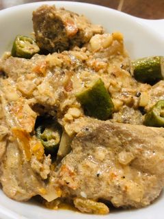 A picture of Easy Pork Ribs in Coconut Milk with Shrimp Paste | Ginataang Binagoongan Quick Cook.