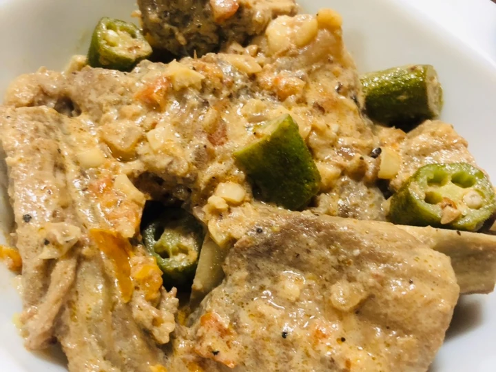 Simple Way Make Recipe Easy Pork Ribs in Coconut Milk with Shrimp Paste | Ginataang Binagoongan Quick Cook that is Awesome, Delicious}