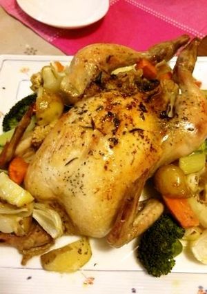 A picture of Whole Roasted Chicken.