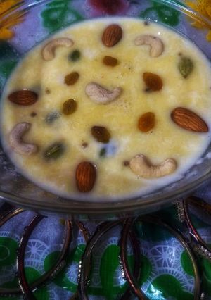 A picture of Paneer kheer.