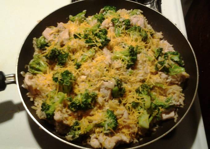 Pork with Broccoli and Rice