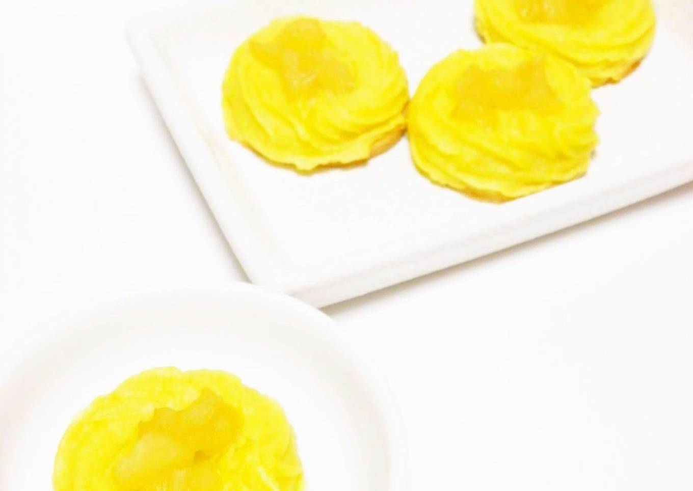 Apple և sweet potato baby cookies