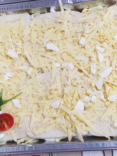 Una foto de Pastel frío de pavo y queso ❄️