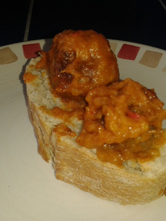 A picture of Meatballs in Fried Tomato Sauce.