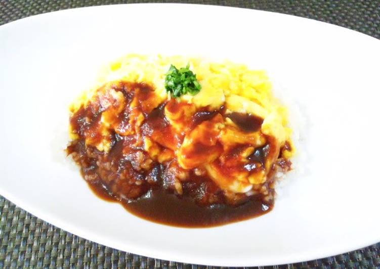 Steps to Prepare Any-night-of-the-week Simple Demi-glace Sauce Omurice