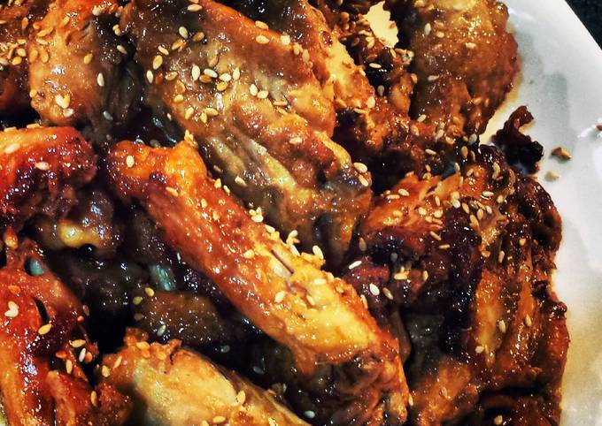 Oriental chicken wings