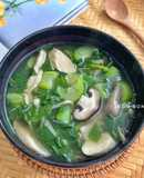 Canh Rau Đay Mướp Nấm Chay