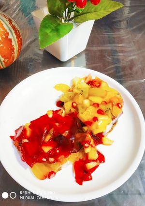 A picture of Fresh Fruits Jelly Cake.