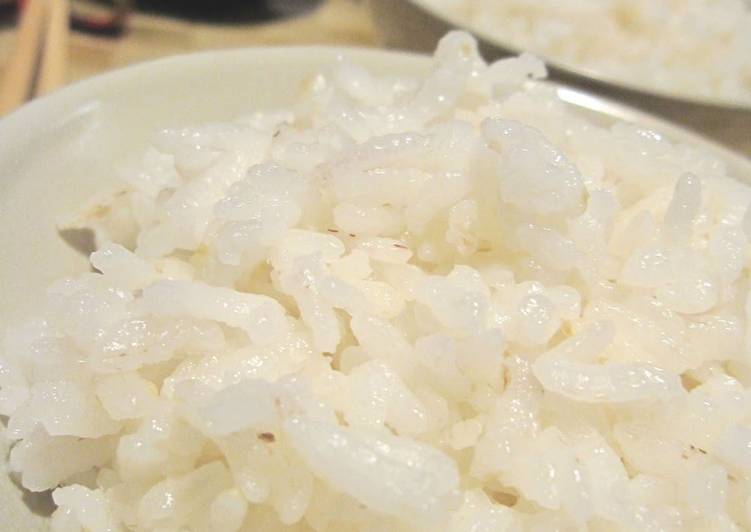 Steps to Prepare Quick Make Overseas Rice Taste Like Shiny, Sweet Japanese Rice!