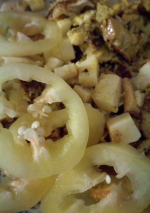 Sajtos tojásrántotta recept fotója