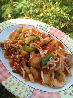Foto resep Cumi saos padang
