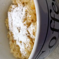 A picture of Microwave Bread and Butter Pudding in a Mug.
