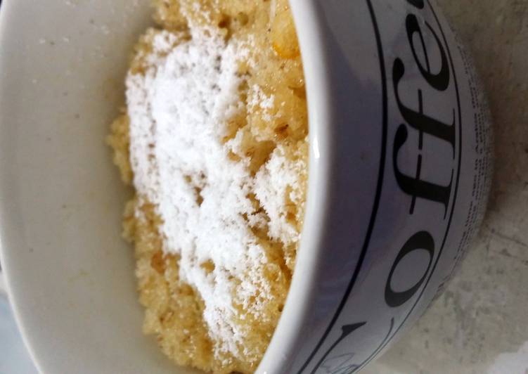 Microwave Bread and Butter Pudding in a Mug