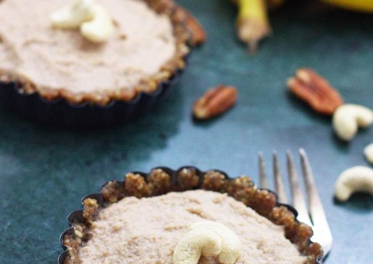 Step-by-Step Guide to Prepare Super Quick Homemade Raw Vegan Nuts &amp; Fruit Tart