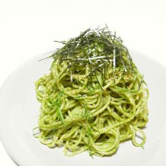 A picture of Chilled Spaghetti with Shiso Pesto.