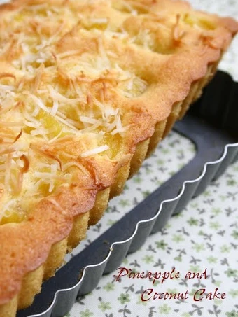 Recipe Tropical Cake with Pineapple &amp; Coconut which So Delicious