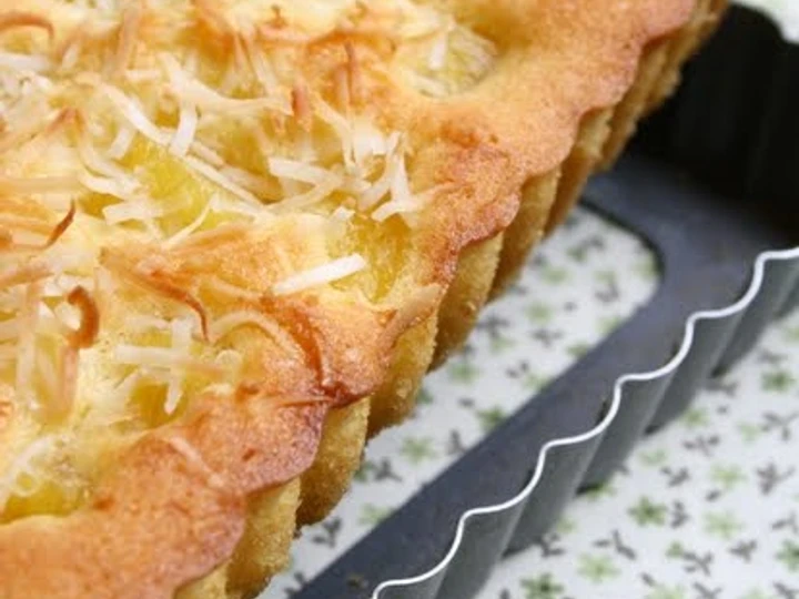Recipe Tropical Cake with Pineapple &amp;amp; Coconut which So Delicious