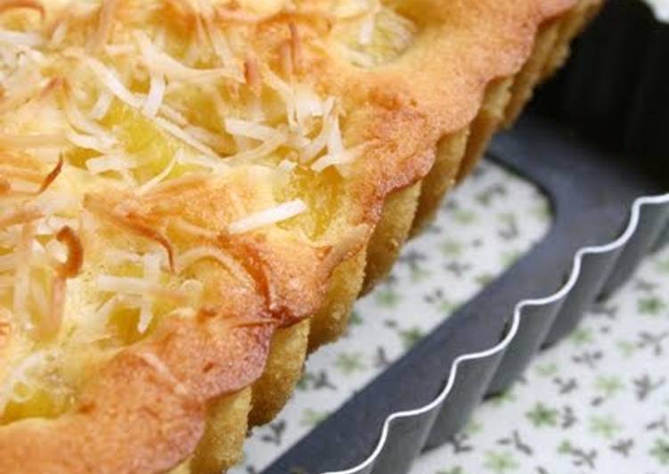 Recipe of Super Quick Homemade Tropical Cake with Pineapple &amp; Coconut