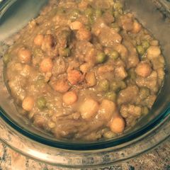 A picture of Spicy Vegan Potato Curry.