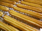 A picture of baked churros