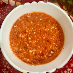 A picture of Red chili chutney.