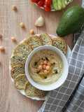 Hummus cu avocado
