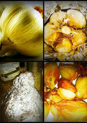 A picture of Mike's Roasted Elephant Garlic.