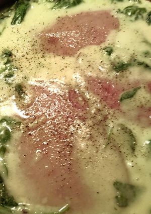 A picture of Creamed Baby Kale.