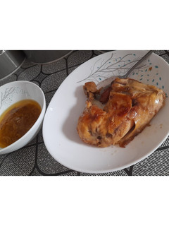 عکسی از دستور مرغ سرخ شده زعفرانی🍗