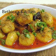 A picture of Kashmiri Dum Aloo.