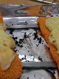 Creamy garlic cheese baked golden fish cake