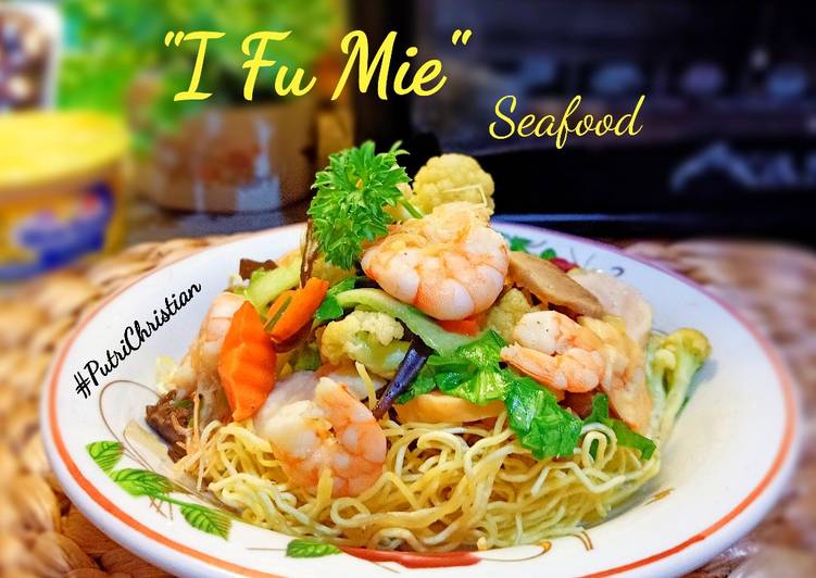 Langkah Mudah untuk Menyiapkan I Fu mie seafood Anti Gagal