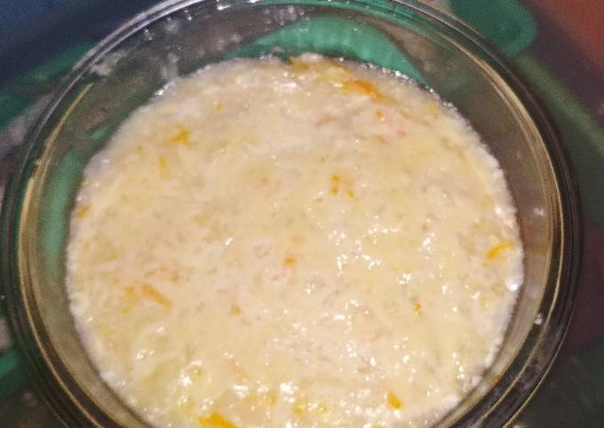Resep Nasi Ayam Creamy (9 bulan 24 hari)