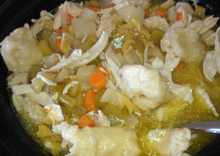 Simple Way to Prepare Quick Chicken and dumplings