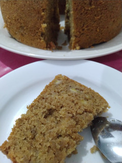 Foto resep Banana Sponge Cake (palm sugar)