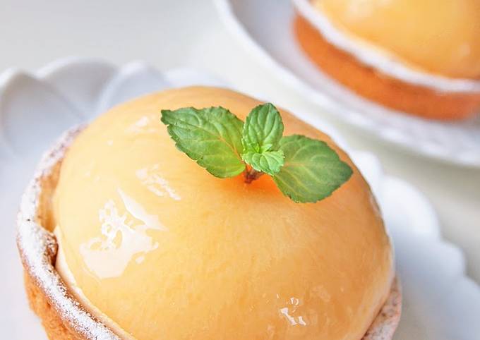 Easiest Way to Prepare Speedy Cream Cheese Custard Peach Tarts