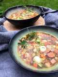 Frische Berglinsen-Suppe
