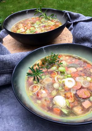 Frische Berglinsen-Suppe Rezepthauptbild