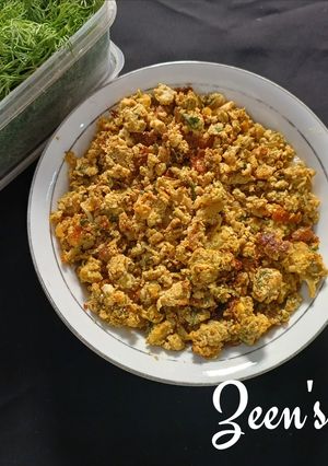 A picture of Dill Greens Khagina/Egg Bhurji.