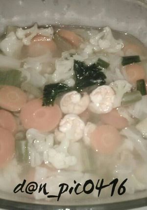 Foto resep Sop udang simpel