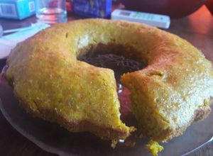 Una foto de Budín de zanahoria con harina integral súper rico Y sano :)