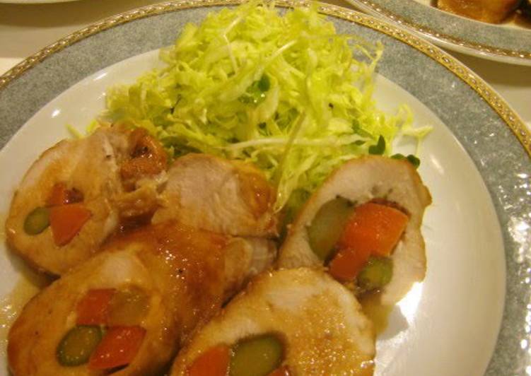 Tender Chicken Breast Rolls